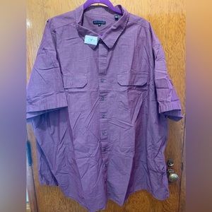 5XL Synergy short sleeves button up. Like new